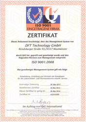 Zertifikat ISO 9001 2008 